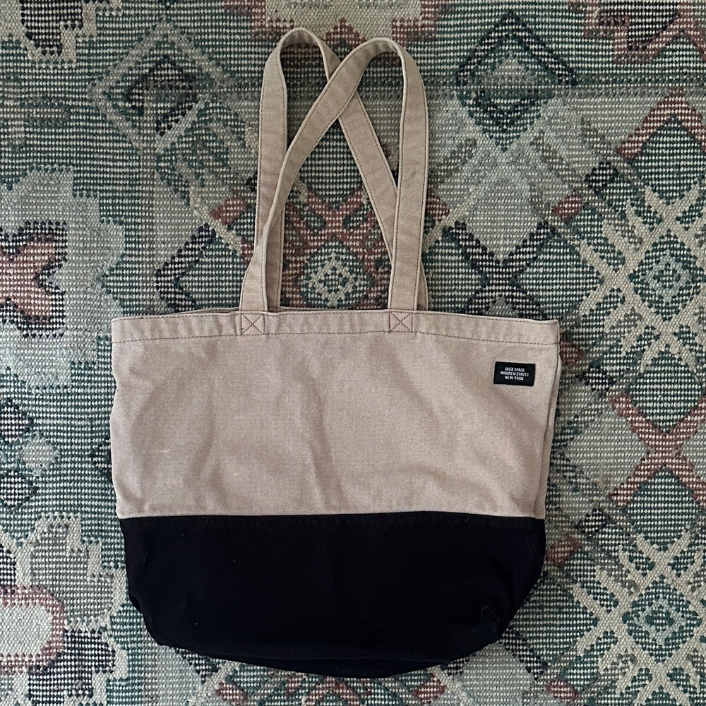 Jack Spade Two-Tone Canvas Tote Bag